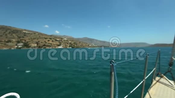 希腊美丽的海岸视频的预览图