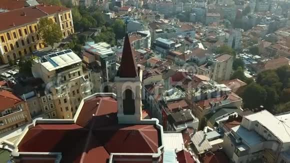 从天空看伊斯坦布尔火鸡视频的预览图