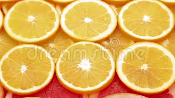 葡萄柚有橙色背景视频的预览图