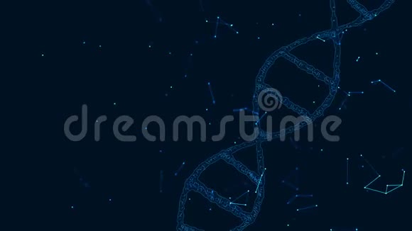 抽象技术科学概念DNA代码结构视频的预览图