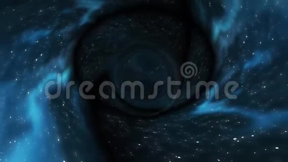 黑洞拉星空间时间漏斗坑动画背景新质量科普酷酷4k股票视频的预览图