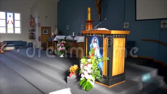 宗教礼拜堂或殡仪馆视频的预览图