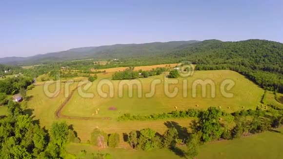 空中农场天桥夏天视频的预览图