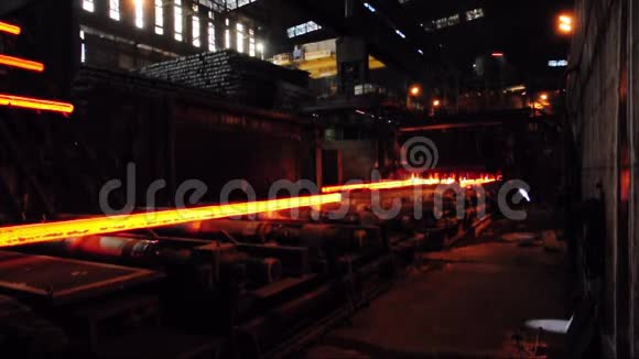 钢厂钢铁生产重工业生产视频的预览图