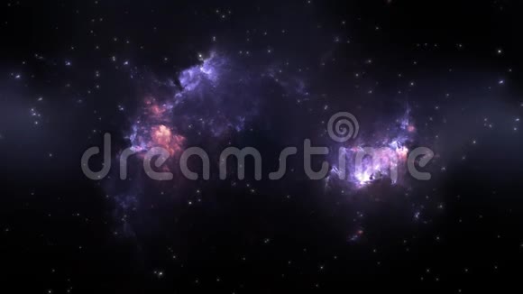 在深空的星云和星域中飞行视频的预览图