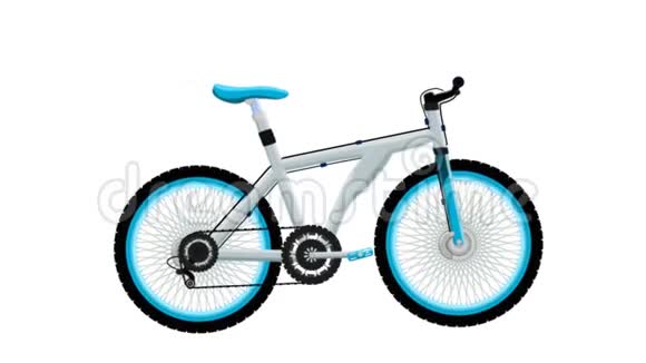 最佳自行车图标标志最佳3D插图视频的预览图