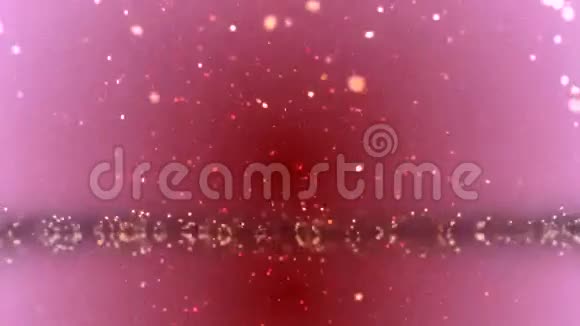 颗粒雨带粉红色镜面背景视频的预览图