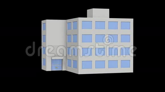 办公大楼的微型模型视频的预览图