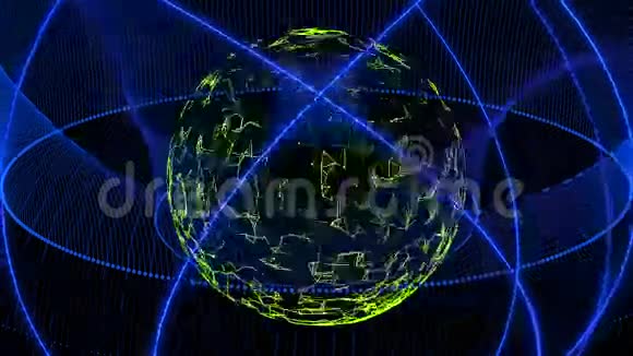 舞动的能量球视频的预览图