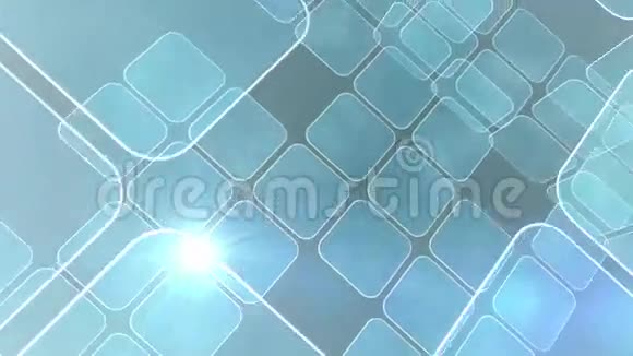 浅色背景上的蓝色抽象瓷砖视频的预览图