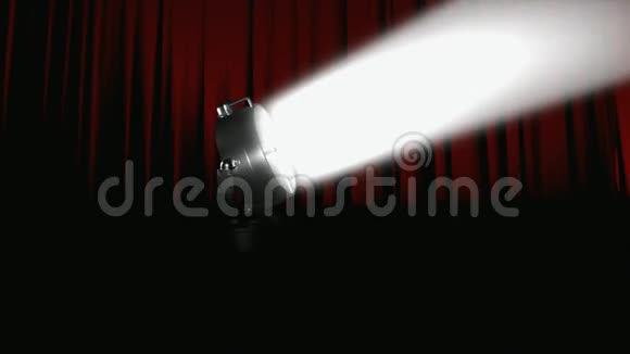 舞台上的聚光灯是可循环的视频的预览图