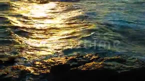 美丽的海水自然及度假概念视频的预览图