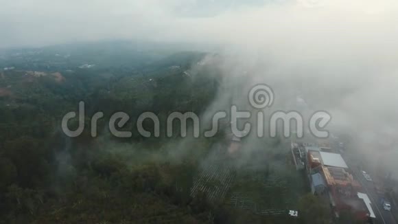 云中山中农田印度尼西亚巴厘视频的预览图