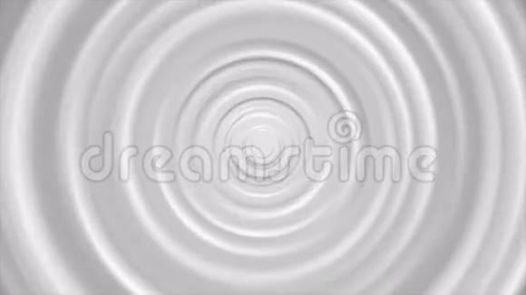 白色和灰色平滑圈视频动画视频的预览图