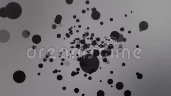 抽象的移动粒子视频的预览图