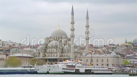 土耳其伊斯坦布尔的新清真寺视频的预览图