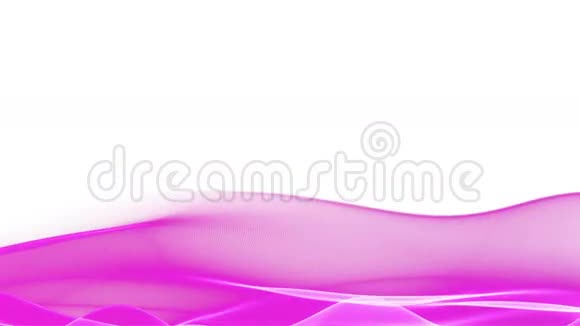 下三分之一抽象流动紫红色背景模糊波运动效果视频的预览图