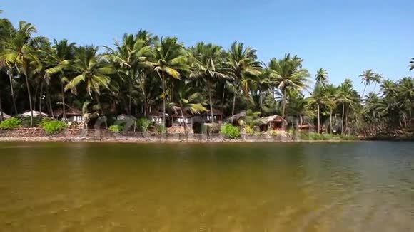 印度的热带度假胜地视频的预览图