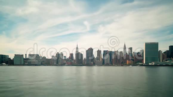 纽约曼哈顿下城全景图4k延时视频的预览图