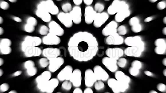 黑白抽象背景循环视频的预览图