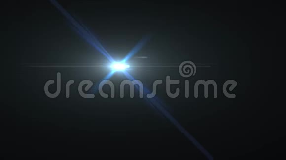 闪光褪色移动蓝光标志光学镜头星光耀斑闪亮动画循环背景新品质自然视频的预览图