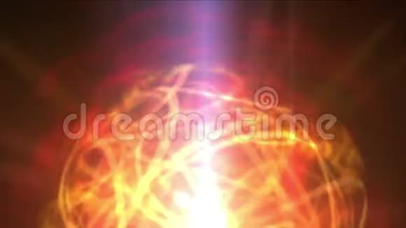 火球球体星云背景魔法能量技术核原子视频的预览图