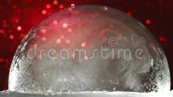 圣诞雪球雪花视频的预览图