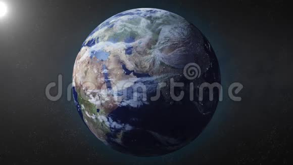 地球动画聚焦俄罗斯视频的预览图