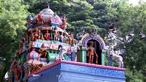 印度传统印度教寺庙视频的预览图