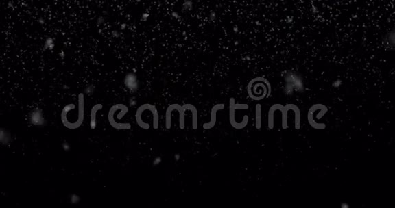 圣诞雪花从上面飘落寒假圣诞无缝循环视频的预览图