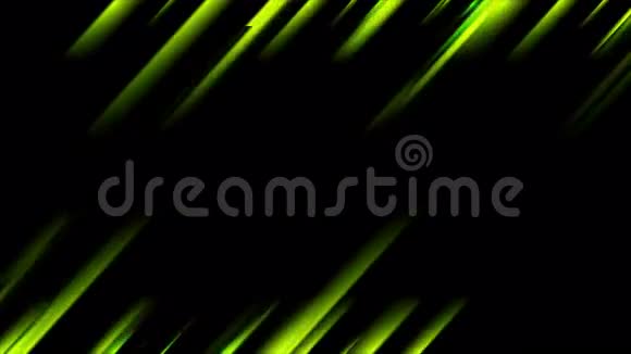 抽象绿色发光条纹视频动画视频的预览图