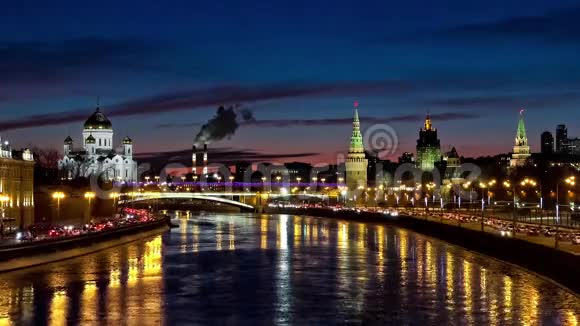 莫斯科夜景视频的预览图