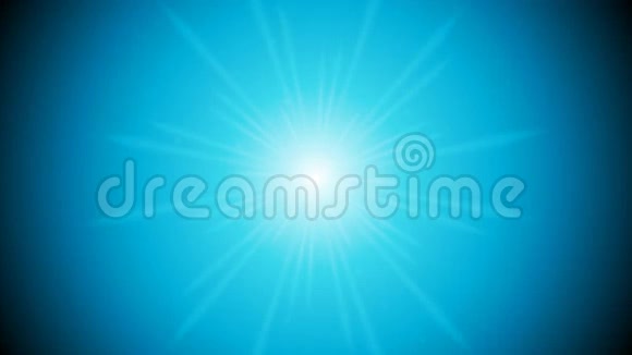 蓝色闪亮的发光光束视频动画视频的预览图
