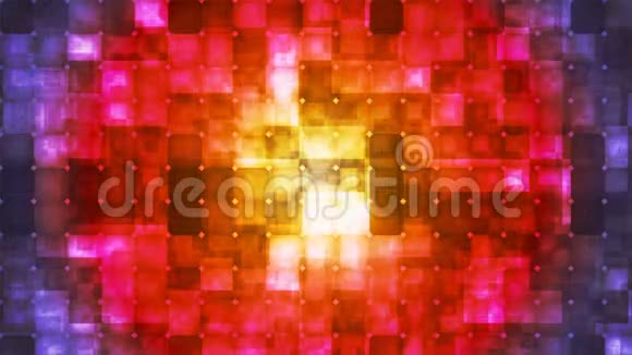 闪烁高科技立体钻石光图案多颜色抽象可循环4K视频的预览图