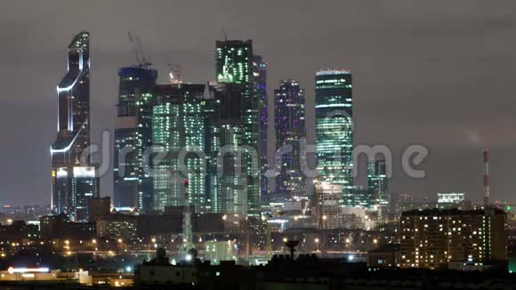莫斯科市时间流逝视频的预览图