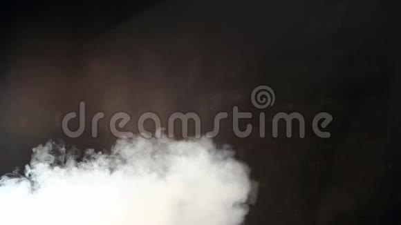 黑底白烟雾浓淡视频的预览图