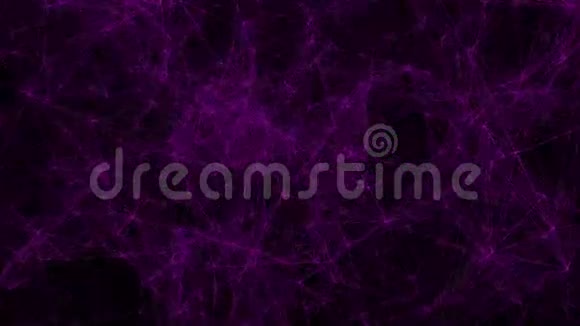 紫色科技线连接动画视频的预览图
