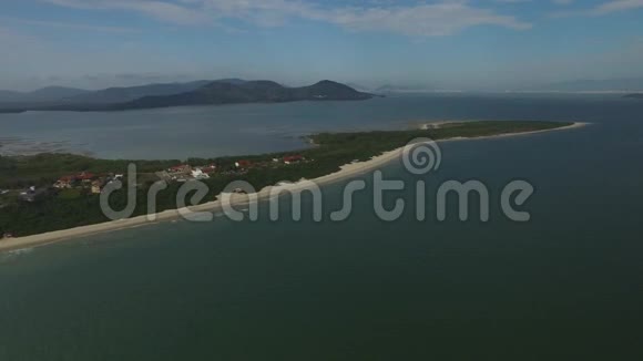 鸟瞰达妮拉海滩弗洛里亚诺波利斯2017年7月视频的预览图