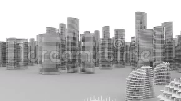 摩天大楼的建造和成长视频的预览图