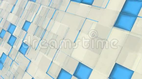 抽象白色和蓝色企业背景视频的预览图