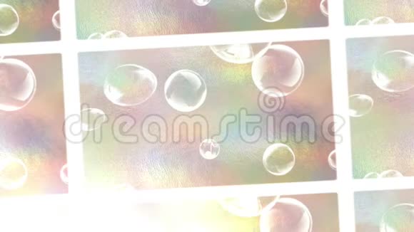 肥皂泡彩虹反射泡视频的预览图