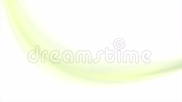 明亮的绿色橙色模糊的波浪视频动画视频的预览图