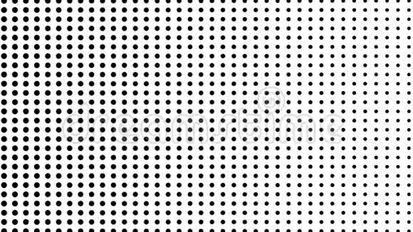 动态黑白构图半色调元素视频的预览图