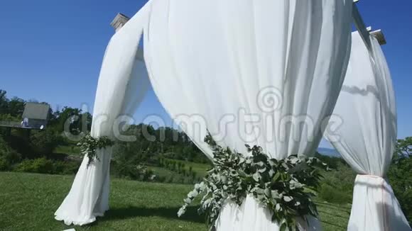 结婚拱门装饰结婚拱门装饰视频的预览图