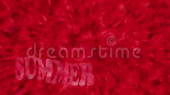 摘要背景红色铭文夏季视频的预览图