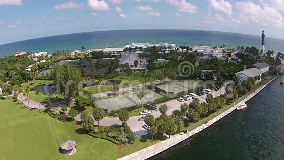 佛罗里达海岸水道视频的预览图
