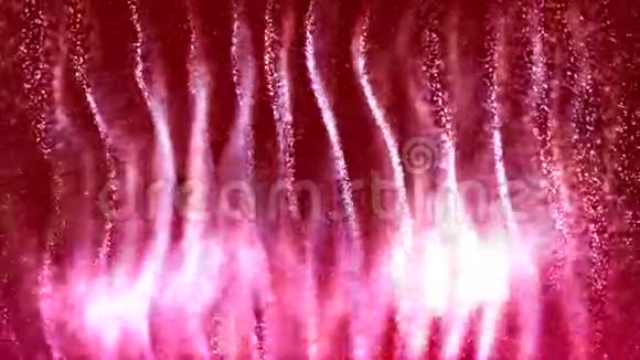 高清可循环背景带有漂亮的抽象红色火焰视频的预览图