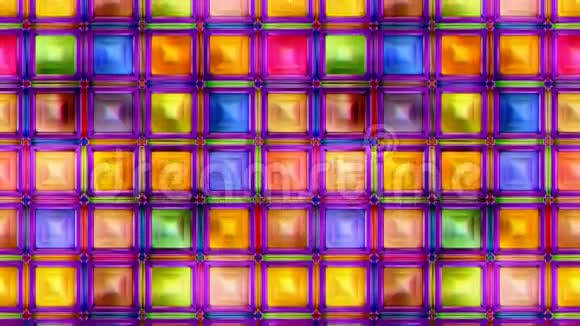 彩色抽象无缝纹理垂直运动视频三维插图视频的预览图