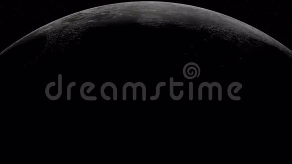 月亮的现实动画地球的空间观视频的预览图