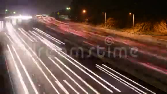 繁忙的洛杉矶高速公路视频的预览图